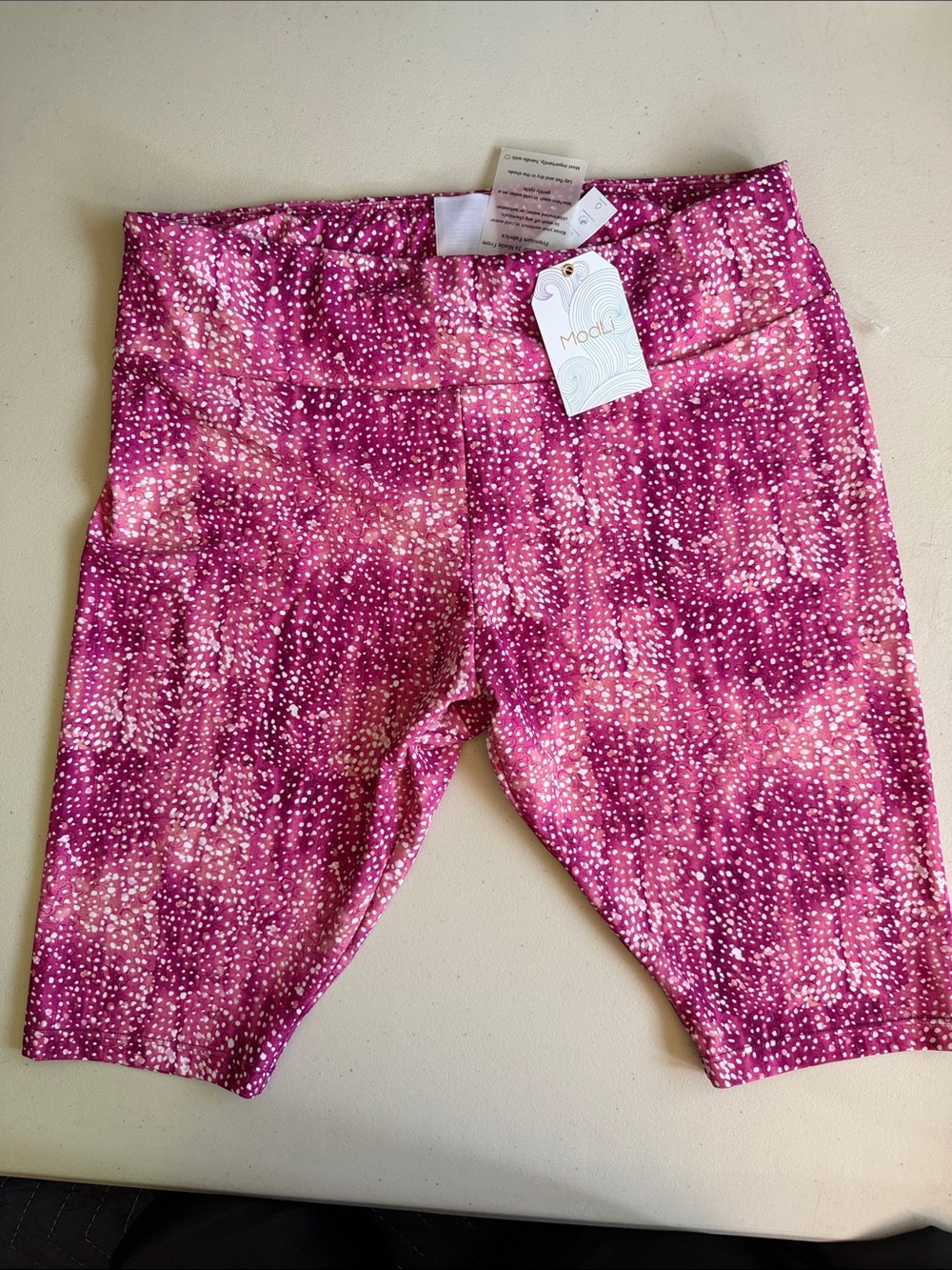 Moda Women’s Magenta Speckled Swim Leggings